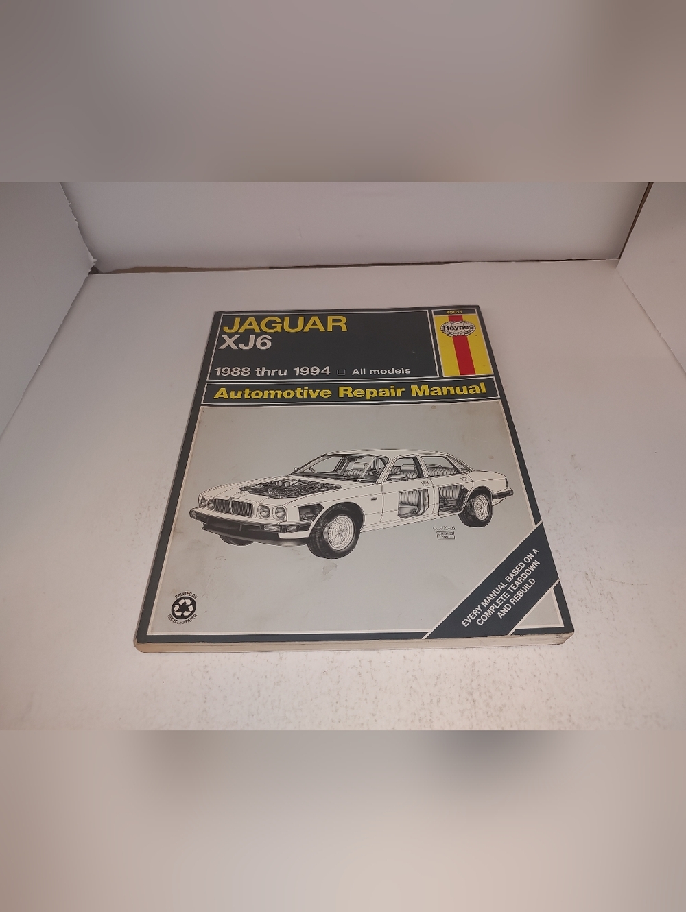 Jaguar XJ6 1988-1994 Haynes Repair Manual Trade Paperback 49011